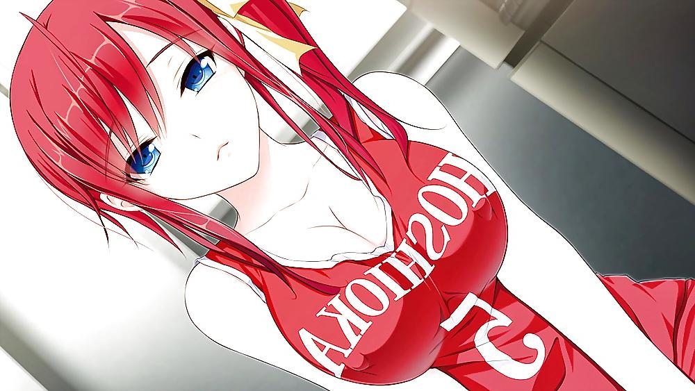 25P 0178 -Cartoon SchoolGirls Art Graphics- School uniform -03-