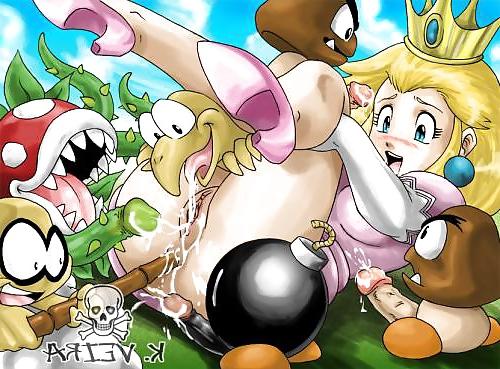 22P Peach The Bitch - Video Game Porn
