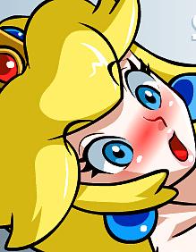22P Peach The Bitch - Video Game Porn