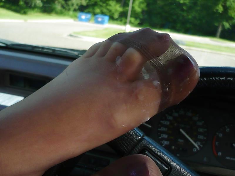 25P Wife's Nylon Covered Legs & Feet