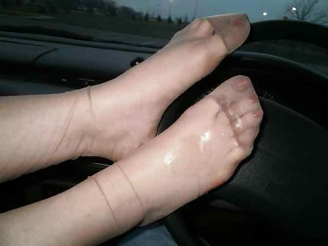 25P Wife's Nylon Covered Legs & Feet