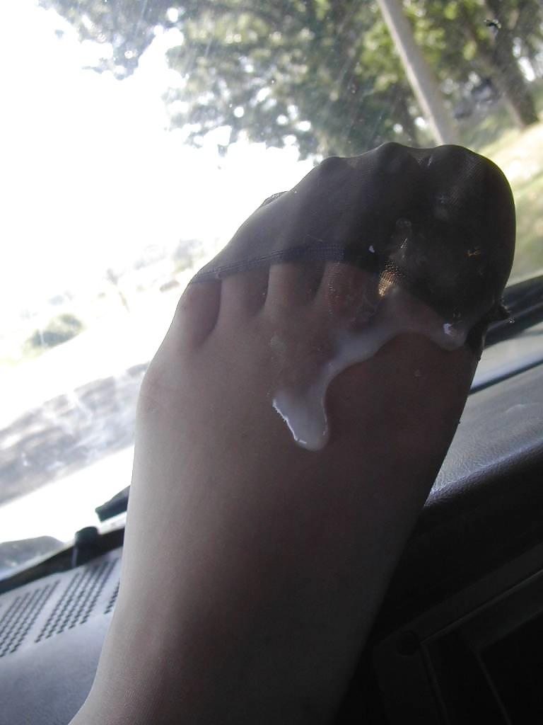 25P Wife's Nylon Covered Legs & Feet
