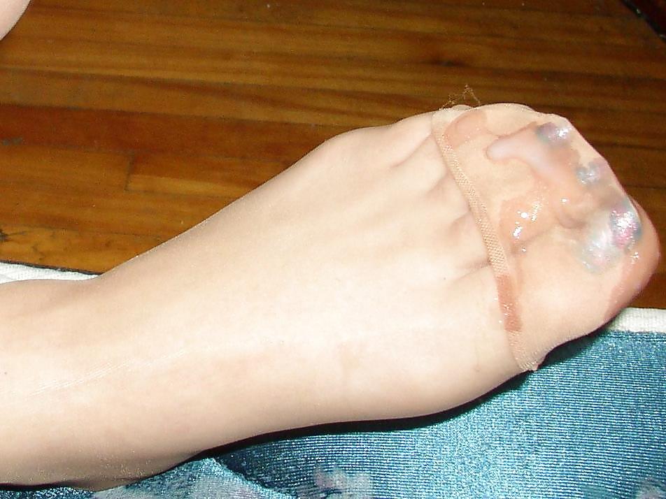 25P Wife's Nylon Covered Legs & Feet