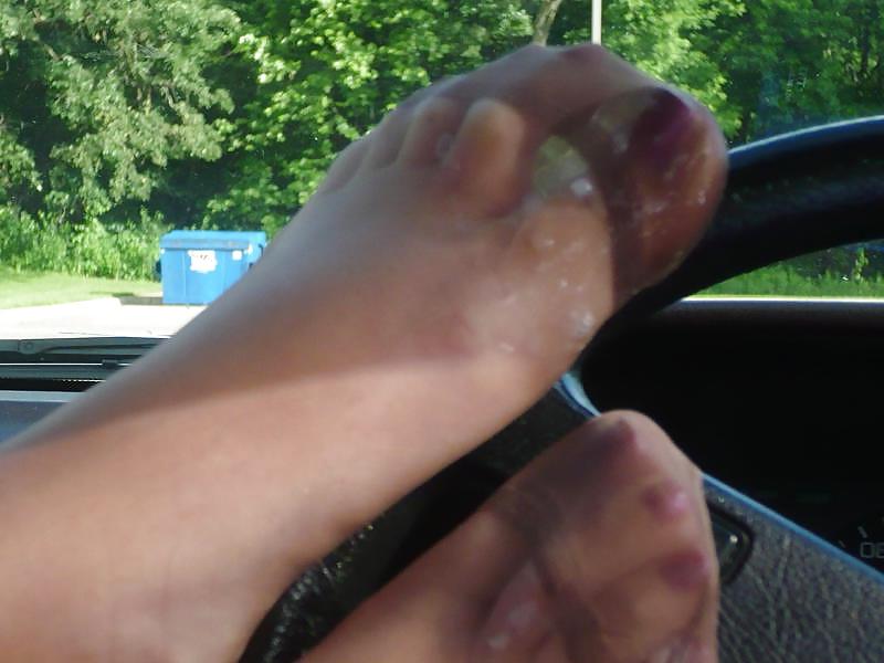 25P Wife's Nylon Covered Legs & Feet
