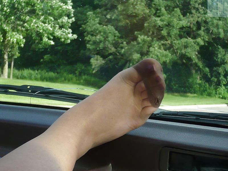 25P Wife's Nylon Covered Legs & Feet
