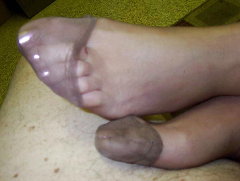 25P Wife's Nylon Covered Legs & Feet