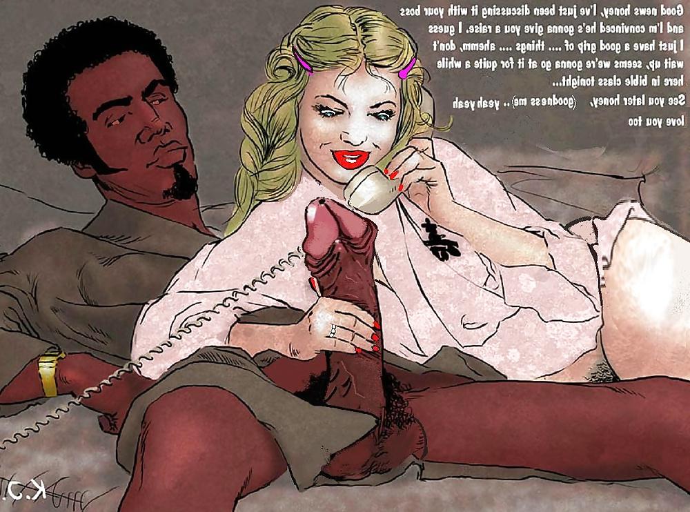 25P Interracial Art (Big Black Cock)