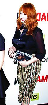 22P Christina Hendricks sexy goddess 