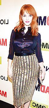 22P Christina Hendricks sexy goddess 