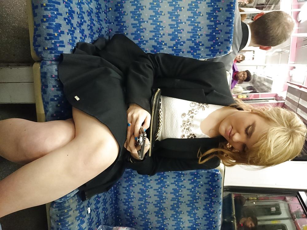 12P Hot girls on train
