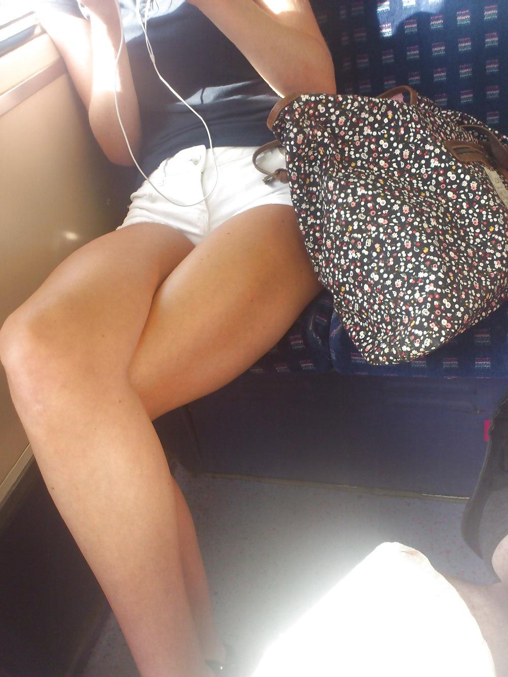 12P Hot girls on train