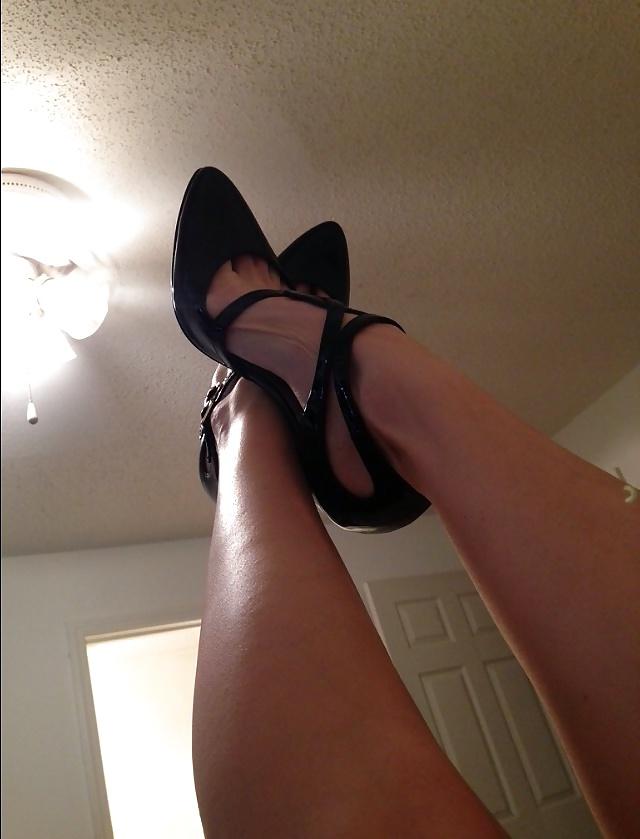 10P Black High Heel Play