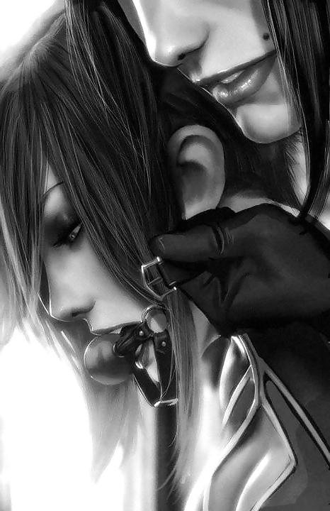 20P Couple B & W Art 01