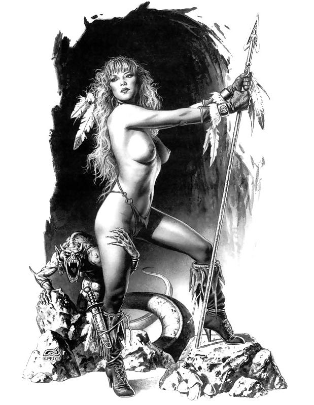 25P Erotic Fantasy Art  5 - Clyde Caldwell