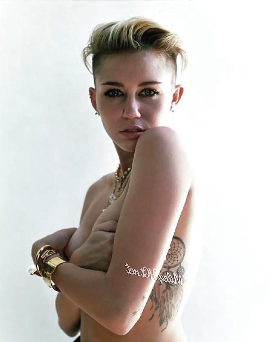 13P Miley Cyrus topless Outakes Rolling Stone