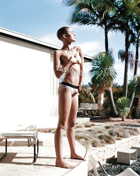 13P Miley Cyrus topless Outakes Rolling Stone