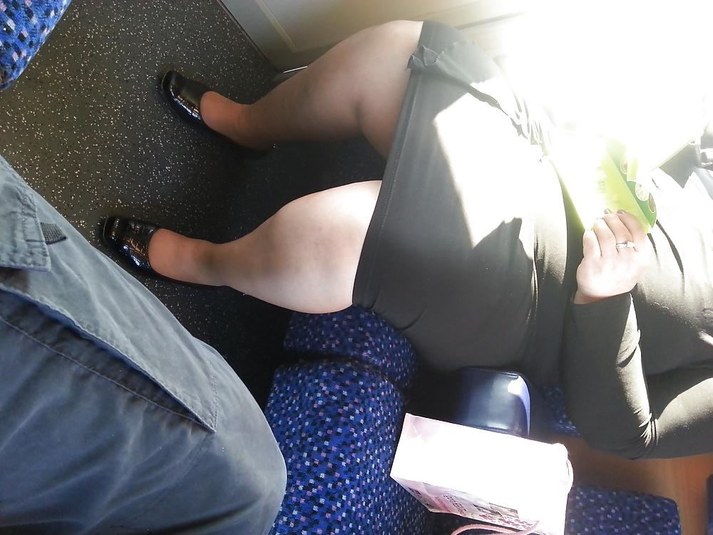 16P Titts on train