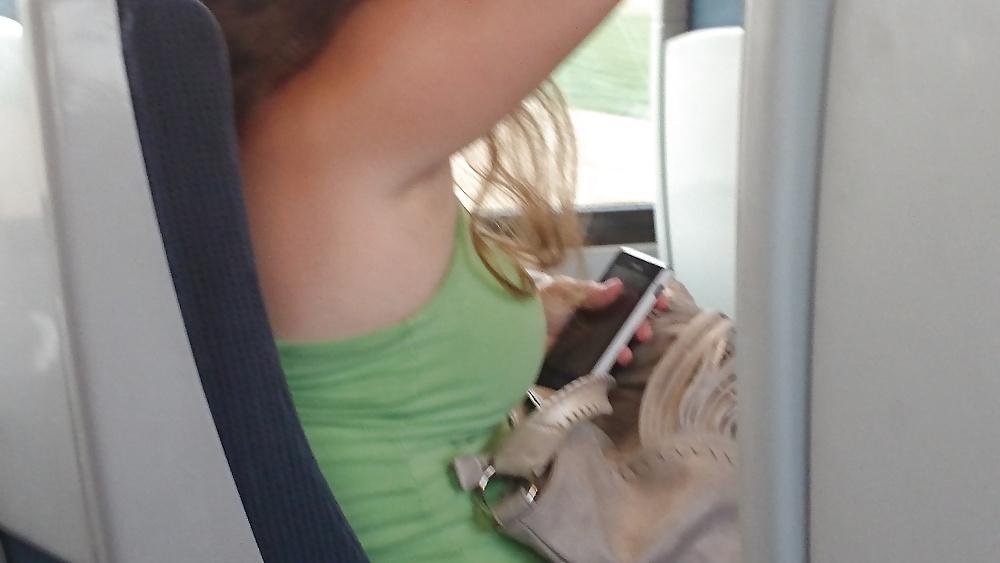 16P Titts on train