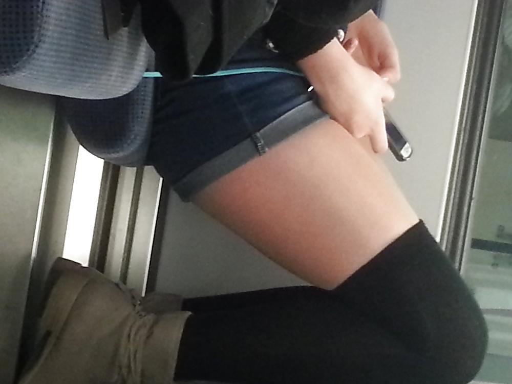 16P Titts on train