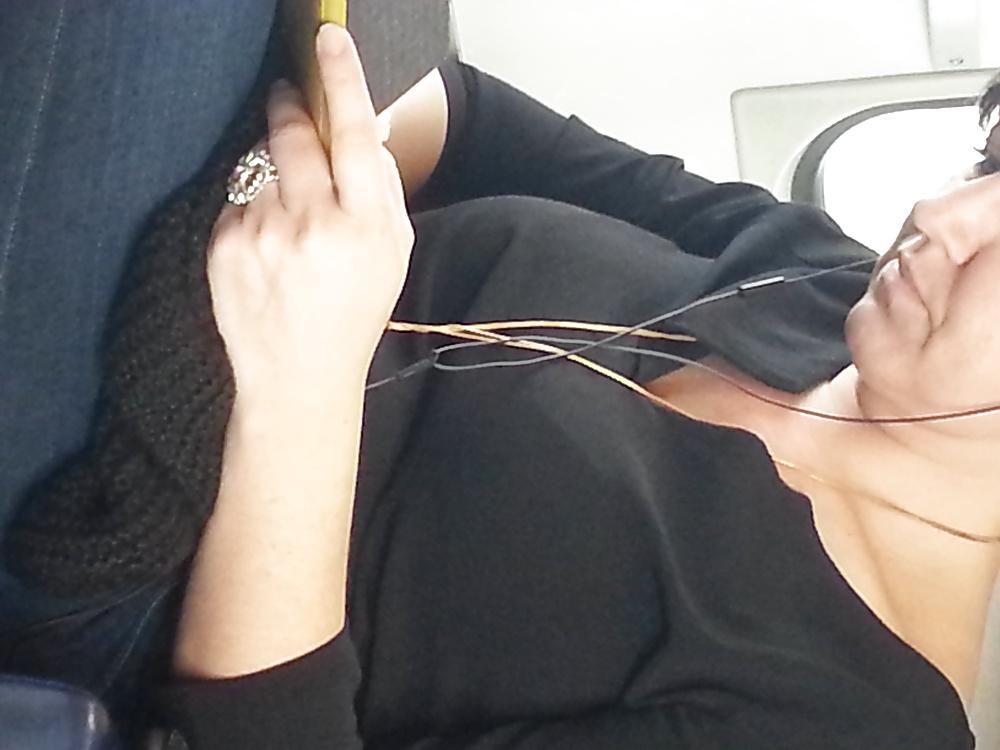 16P Titts on train