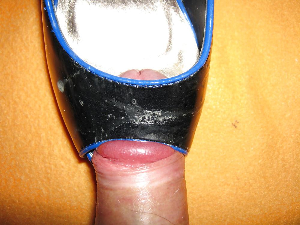 11P New heels for my goddess creamed by friend and me