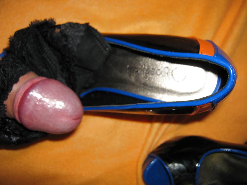 11P New heels for my goddess creamed by friend and me