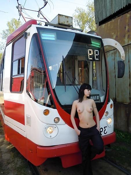 10P Boobs in public transport