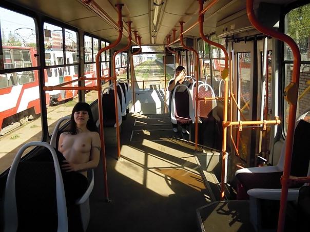 10P Boobs in public transport
