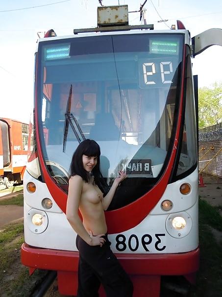 10P Boobs in public transport