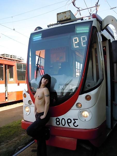 10P Boobs in public transport