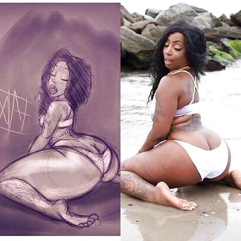 25P Thick big booty black sexy bitch 2