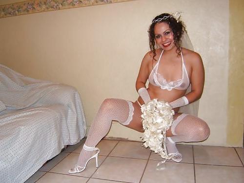 25P A bride to cum on