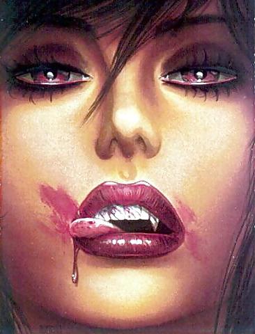 11P Erotic Vampire Art # 1