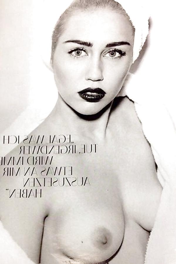5P Miley Cyrus topless
