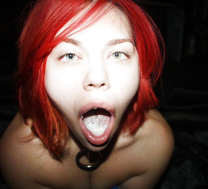 12P Redhead cum swallowing british girl