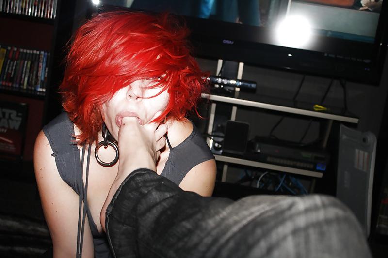 12P Redhead cum swallowing british girl