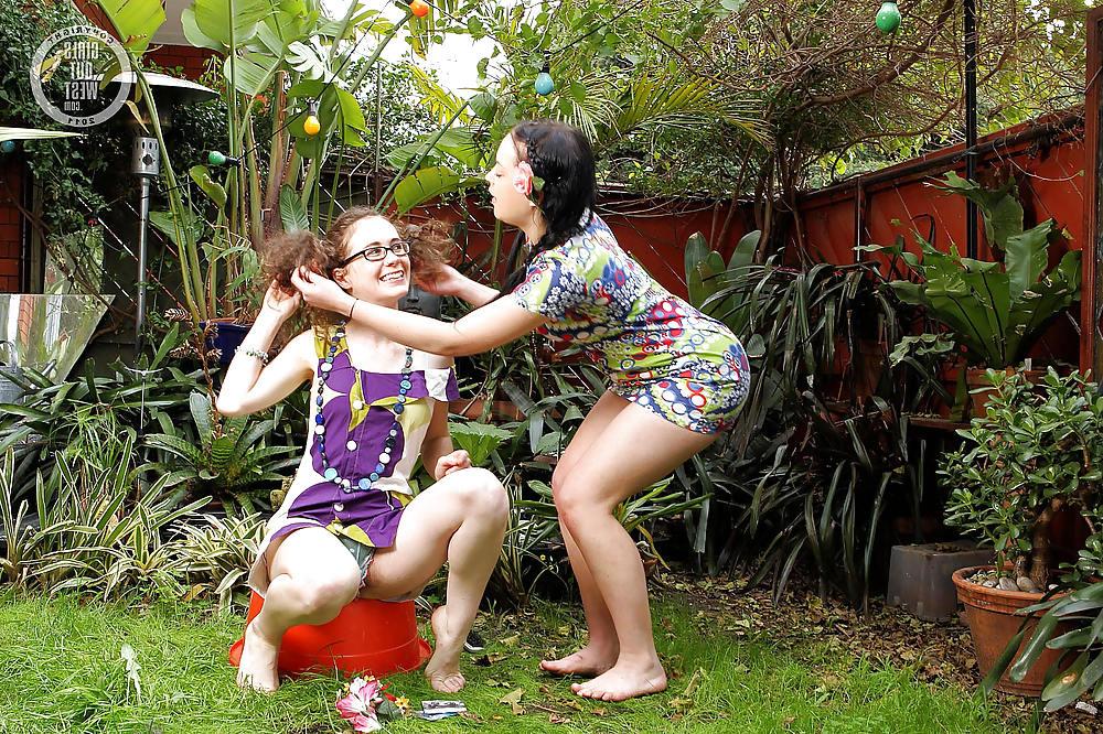 16P Cute hairy lesbian hippies