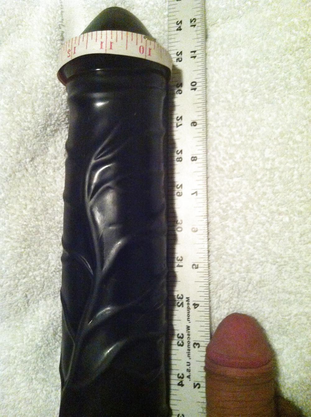 4P My little dick compared to her toys