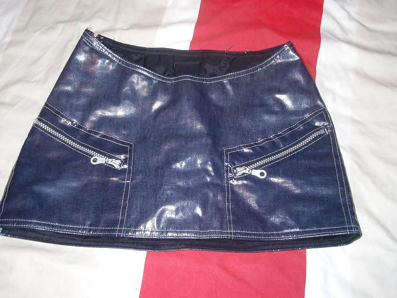 25P SEXY PVC SKIRT
