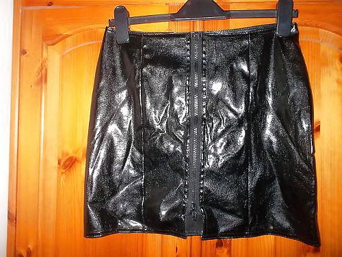 25P SEXY PVC SKIRT