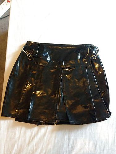 25P SEXY PVC SKIRT