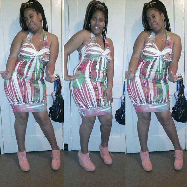 21P Sexy in that skirt dress black bitch