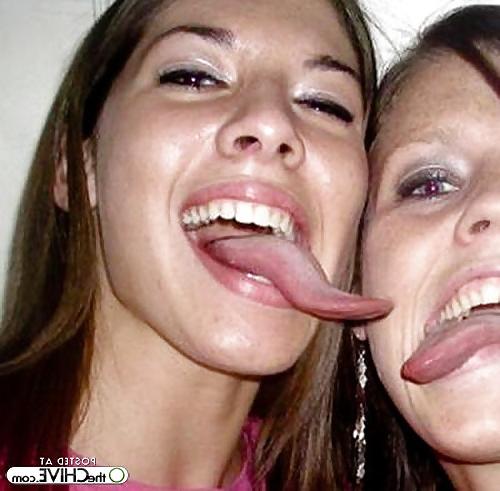 14P Big tongue girl