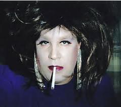 9P Sissy Marlena Drag Queen Smoke Slut