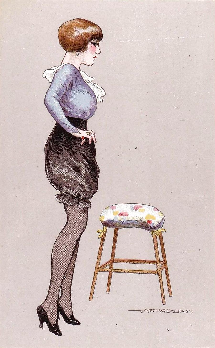 25P Drawn EroPorn Art 91 - Fashion Artist C. Calderara