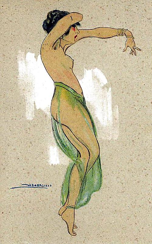 25P Drawn EroPorn Art 91 - Fashion Artist C. Calderara