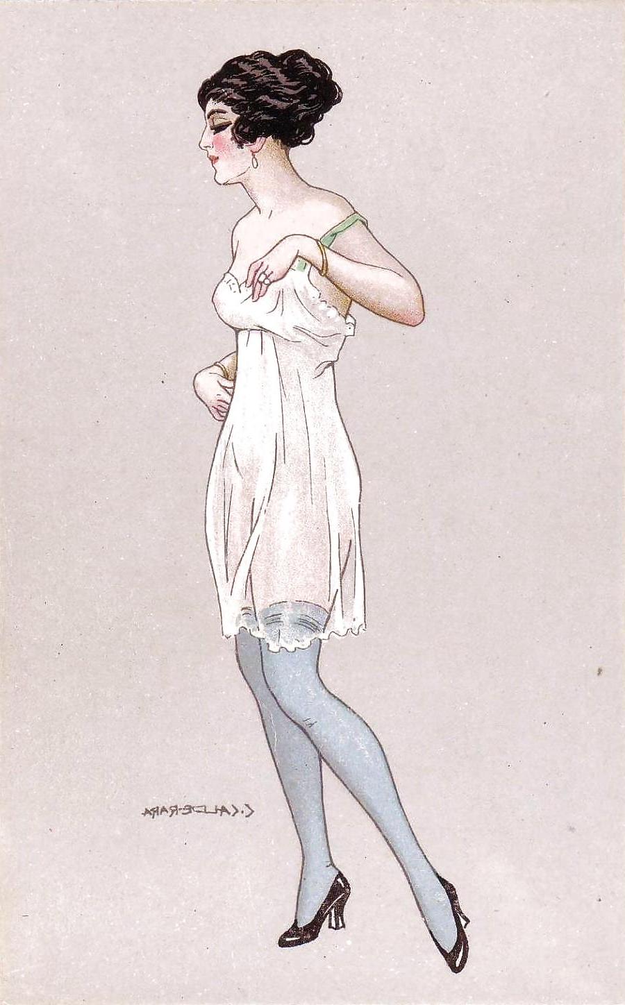 25P Drawn EroPorn Art 91 - Fashion Artist C. Calderara