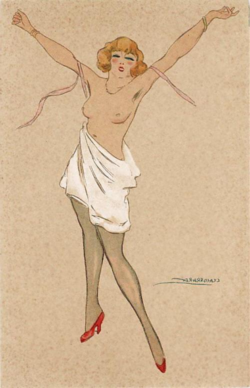 25P Drawn EroPorn Art 91 - Fashion Artist C. Calderara
