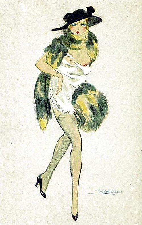 25P Drawn EroPorn Art 91 - Fashion Artist C. Calderara