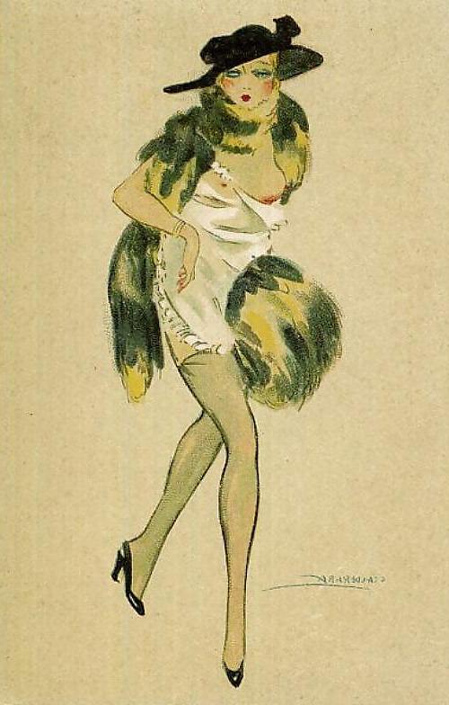 25P Drawn EroPorn Art 91 - Fashion Artist C. Calderara